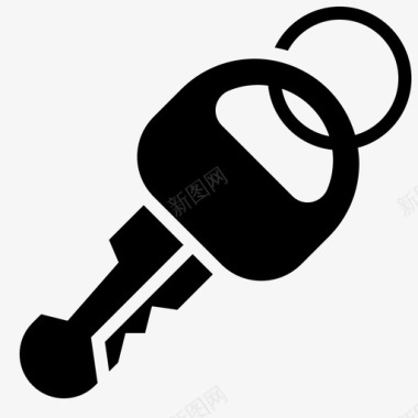 钥匙门禁金属图标图标