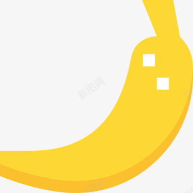 香蕉蔬菜和水果2扁平图标图标