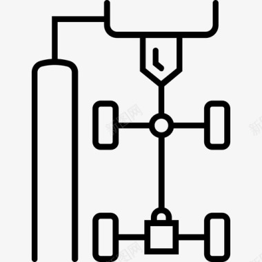 悬架印刷汽车零部件图标图标