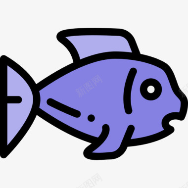 鱼营养6线色图标图标