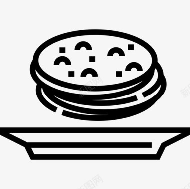 蛋卷煎蛋卷5月5日线性图标图标