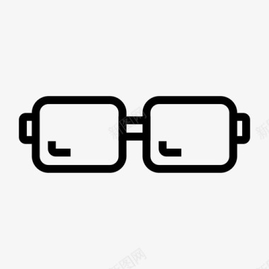 眼镜墨镜基本图标图标