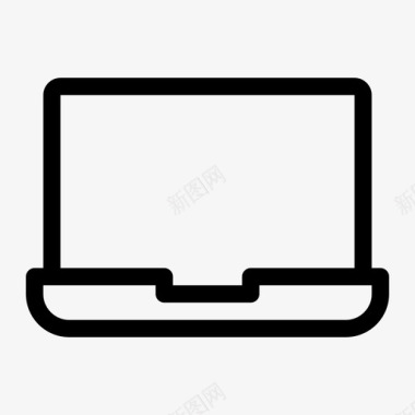 笔记本电脑台式机互联网图标图标