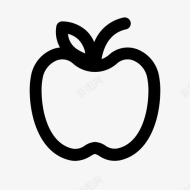 苹果新鲜健康图标图标