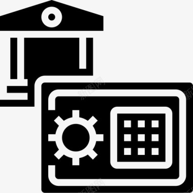 行业标志银行业务业务概念4填充图标图标