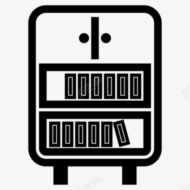 书柜家办公室图标图标