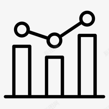 5个分析条形图数据分析图标图标