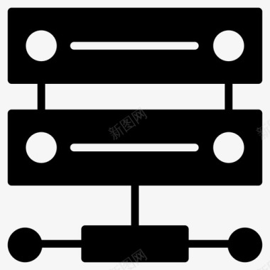 大型指挥中心大型机数据中心数据库图标图标
