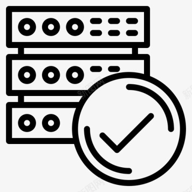 矢量服务器服务器数据设备图标图标