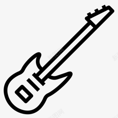 电吉他电吉他乐器音乐图标图标