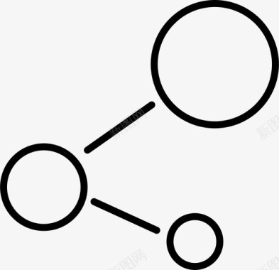 实惠共享连接涂鸦网络图标图标