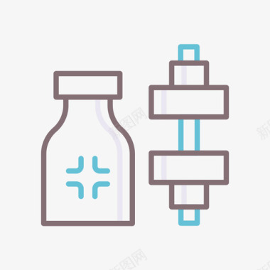 类固醇类固醇成瘾4线状色素图标图标