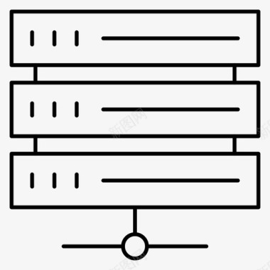 大型收割机服务器数据中心数据库图标图标
