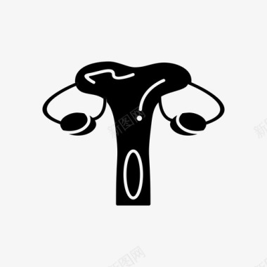 女性生殖女性生殖器官字形图标图标