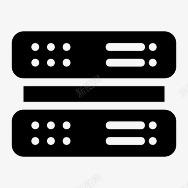 矢量服务器服务器数据库主机图标图标