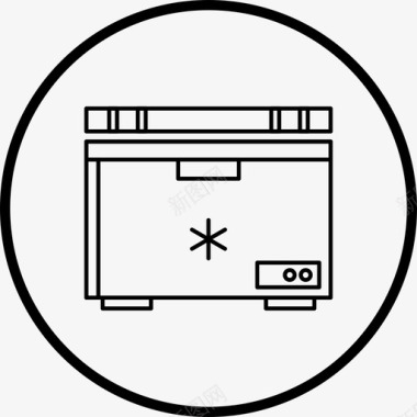 冰箱功能冷藏室冷却冰箱冰箱图标图标