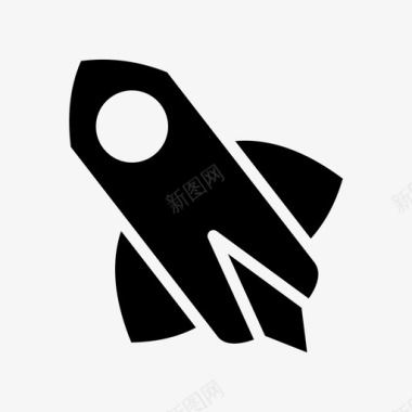 运输摇船火箭发射宇宙飞船图标图标
