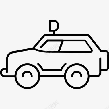 越野车汽车吉普车图标图标