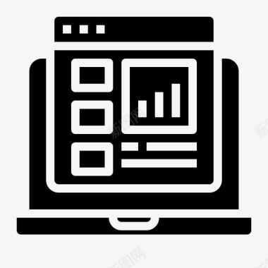 网站运营报告网站类型3填充图标图标