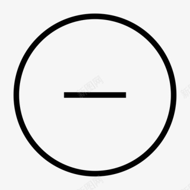 减号方块圆圈图标图标