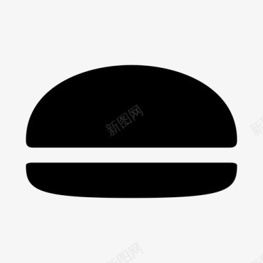 汉堡食物小吃图标图标