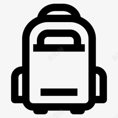 背包旅行箱旅游图标图标