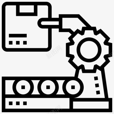 产品展示架生产工业机械图标图标