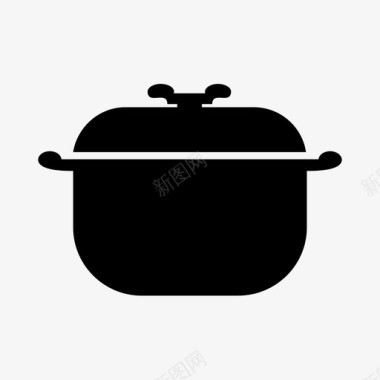 锅煮食物图标图标