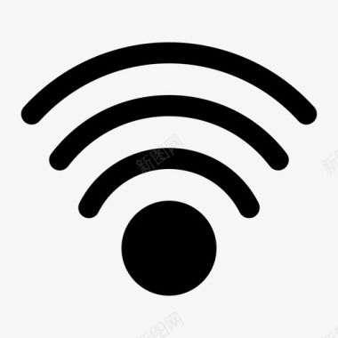 WIFI网络无线区域互联网图标图标