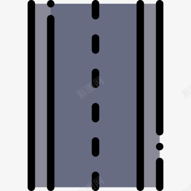 道路驾校线条颜色图标图标