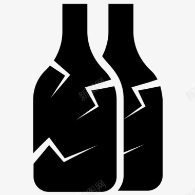 瓶子装饰瓶玻璃瓶图标图标