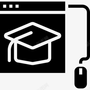 学习男在线学习电子学习20填充图标图标