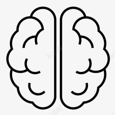 大脑解剖学人体器官图标图标