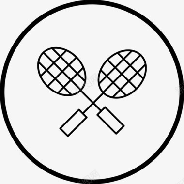 网球网球拍球网球图标图标