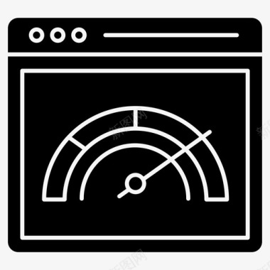 标记检查网页速度规格互联网速度图标图标