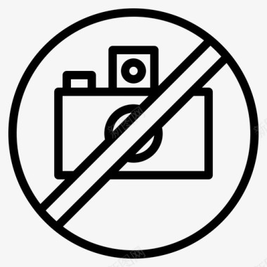 禁止拍照医生医疗保健图标图标