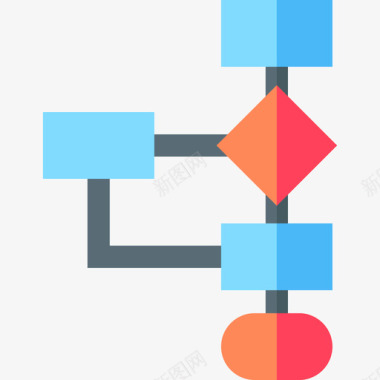 素材82流程管理82扁平图标图标