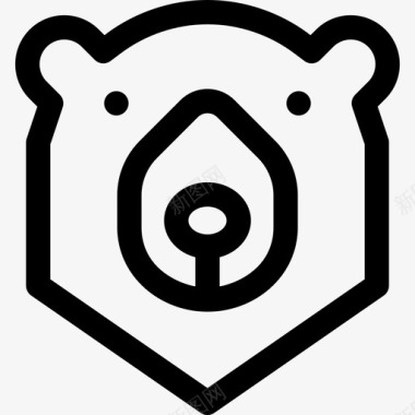 熊俄罗斯12岁直系图标图标