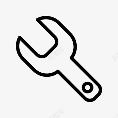 扳手修理工工具图标图标