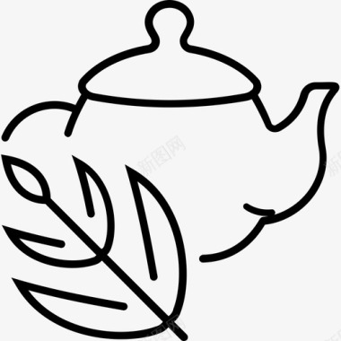 白茶红茶杯子图标图标