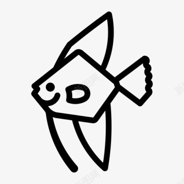 天使鱼金鱼鲳鱼科图标图标