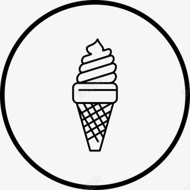 蛋卷冰淇淋蛋卷蛋卷冰淇淋图标图标