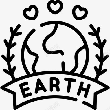 地球日地球母亲日5直系图标图标