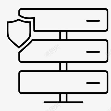 保护皮革路由器保护屏蔽图标图标