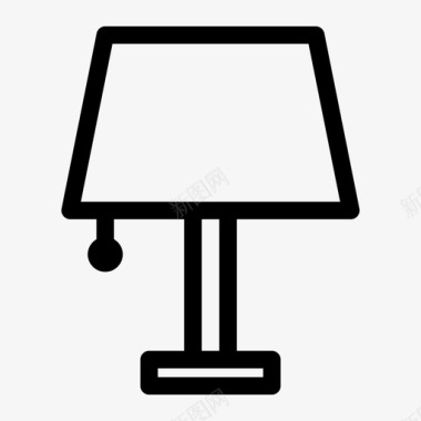 家具装饰灯图标图标