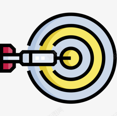 飞镖背景飞镖杂项59线型颜色图标图标