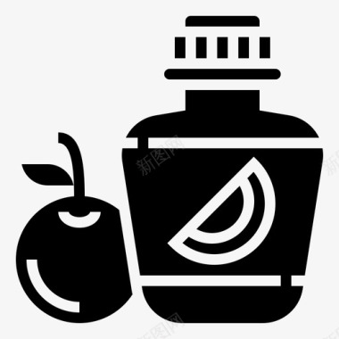 维生素饮料果汁图标图标