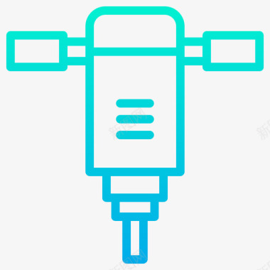 手提钻工业55坡度图标图标