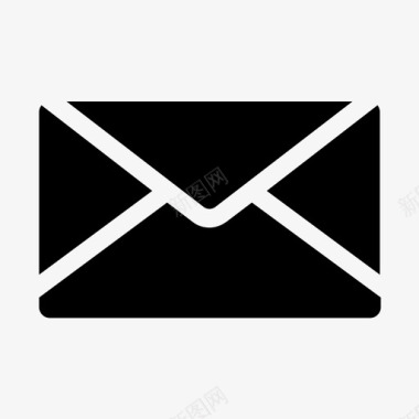 消息邮件电子邮件信封图标图标