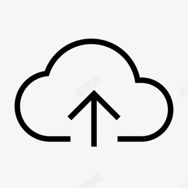 云服务器云上传数据库服务器图标图标